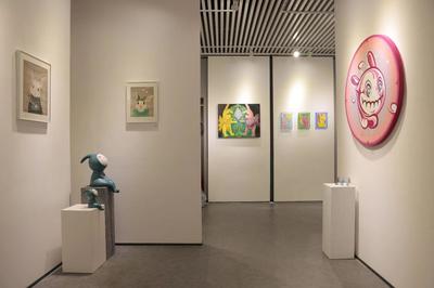 文博會到藝展中心看"兔兔"